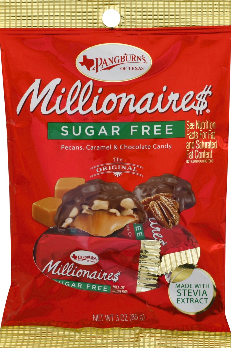 slide 5 of 7, Pangburn's Sugar-Free Millionaires Pecan Clusters, 3 oz