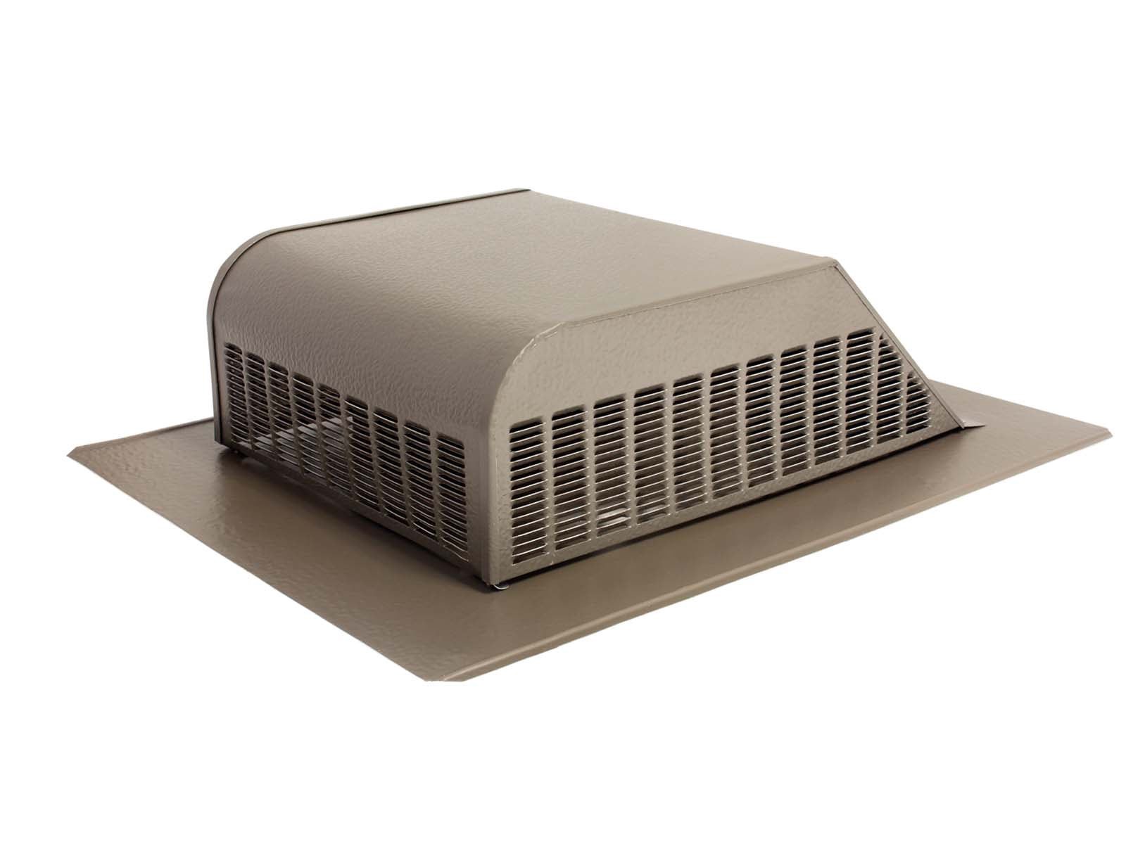 slide 1 of 6, Air Vent Weatherwood Aluminum Slant-back Roof Louver, 1 ct