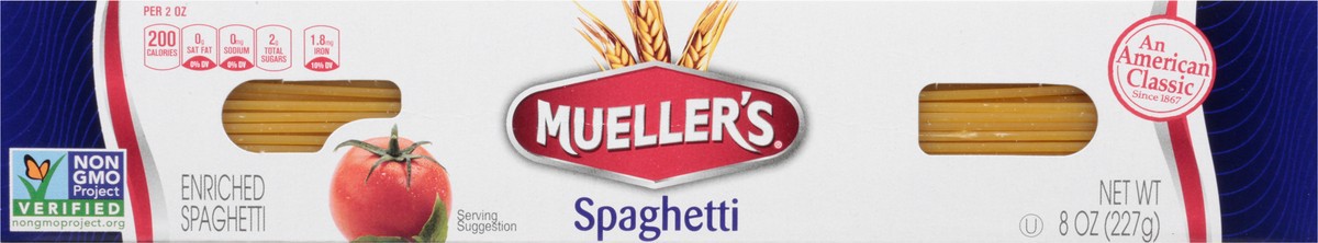 slide 12 of 14, Mueller's Enriched Spaghetti 8 oz, 8 oz