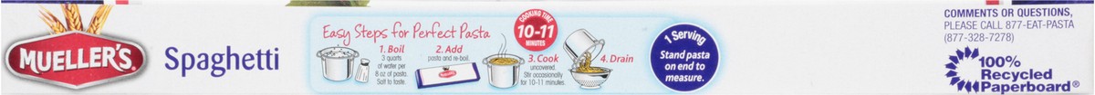 slide 11 of 14, Mueller's Enriched Spaghetti 8 oz, 8 oz