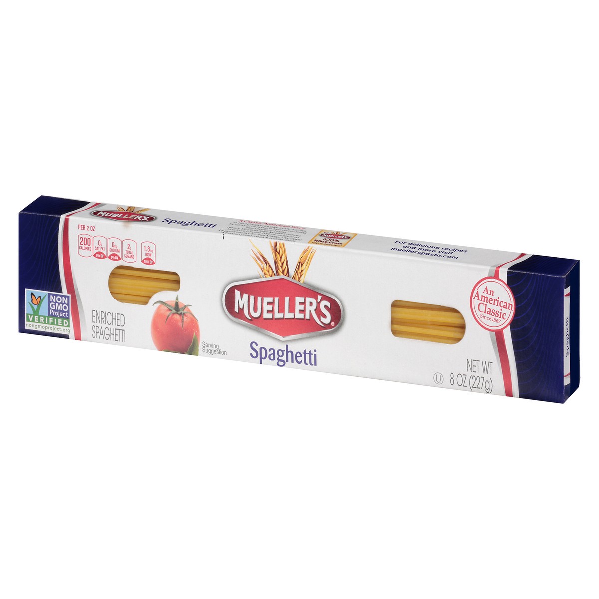 slide 10 of 14, Mueller's Enriched Spaghetti 8 oz, 8 oz