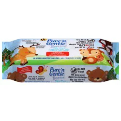 Pure 'n Gentle Basics Scented Baby Wipes - 80 Each