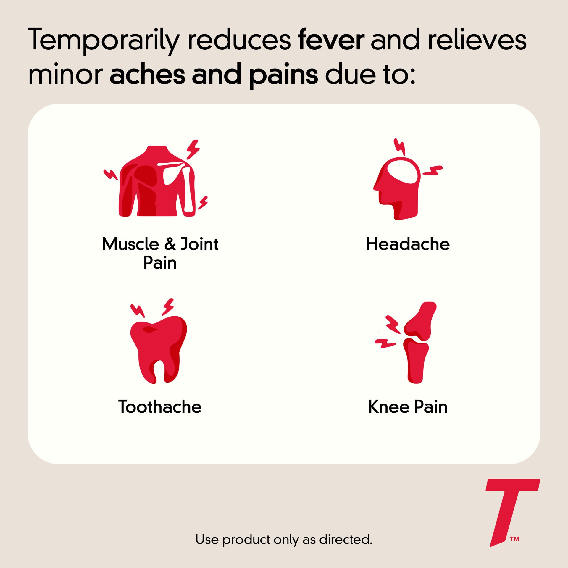 slide 3 of 5, Tylenol Extra Strength Caplets, Fever Reducer and Pain Reliever, 500 mg, 50 Packets of 2 Caplets Each, 100 Count, 100 ct