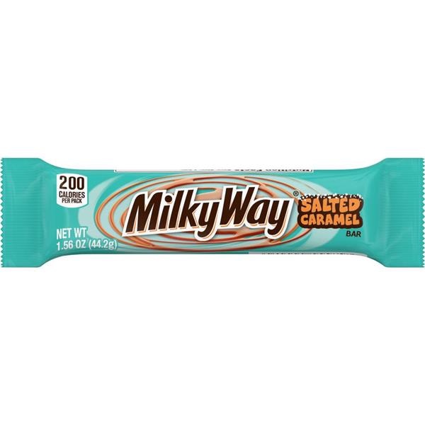 slide 1 of 1, Milky Way Salted Caramel Chocolate Candy Bar, 1.56 oz
