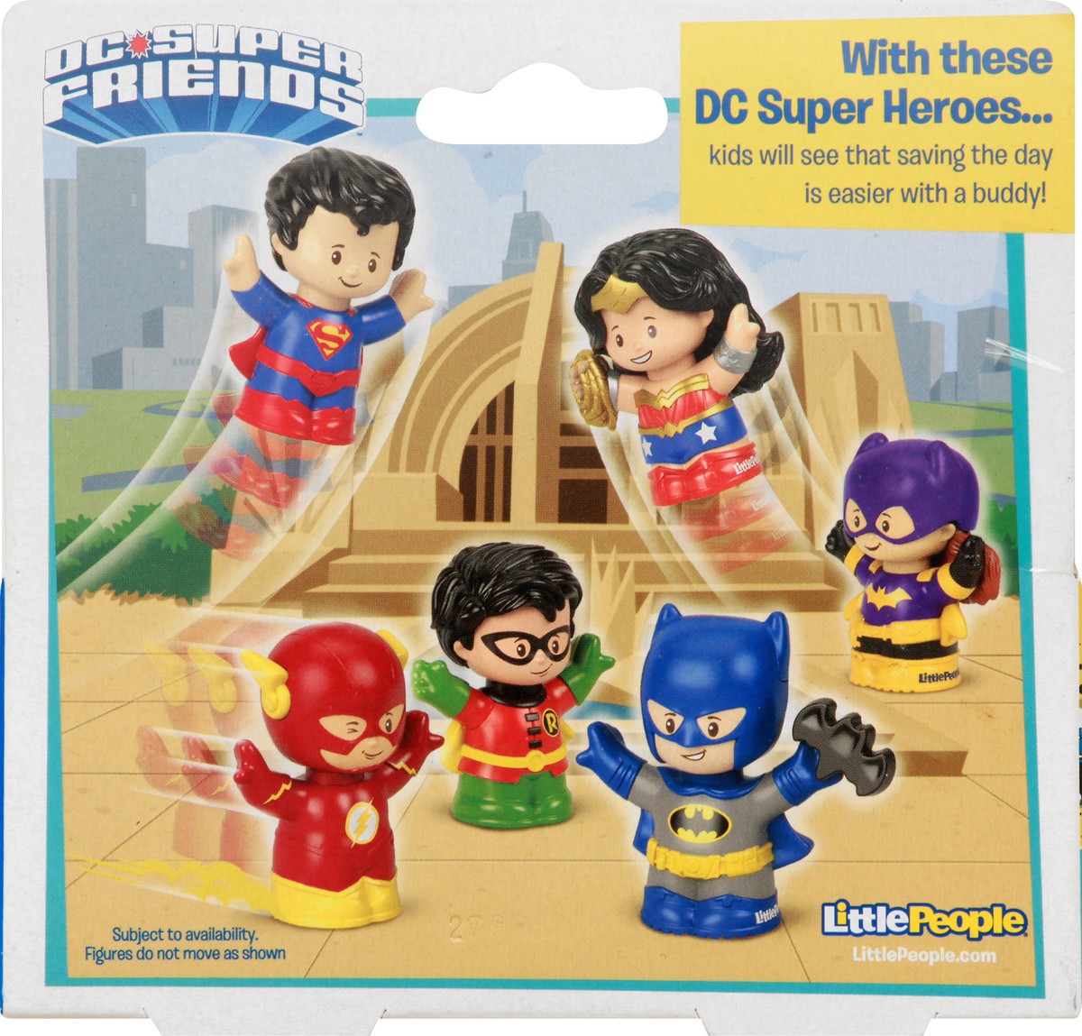 slide 9 of 10, Fisher-Price Little People DC Super Friends Batman & Robin 1 ea, 1 ea