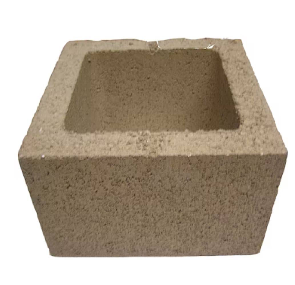 slide 3 of 4, QUIKRETE 12-in W x 6-in H x 12-in L Cored Concrete Block, 1 ct