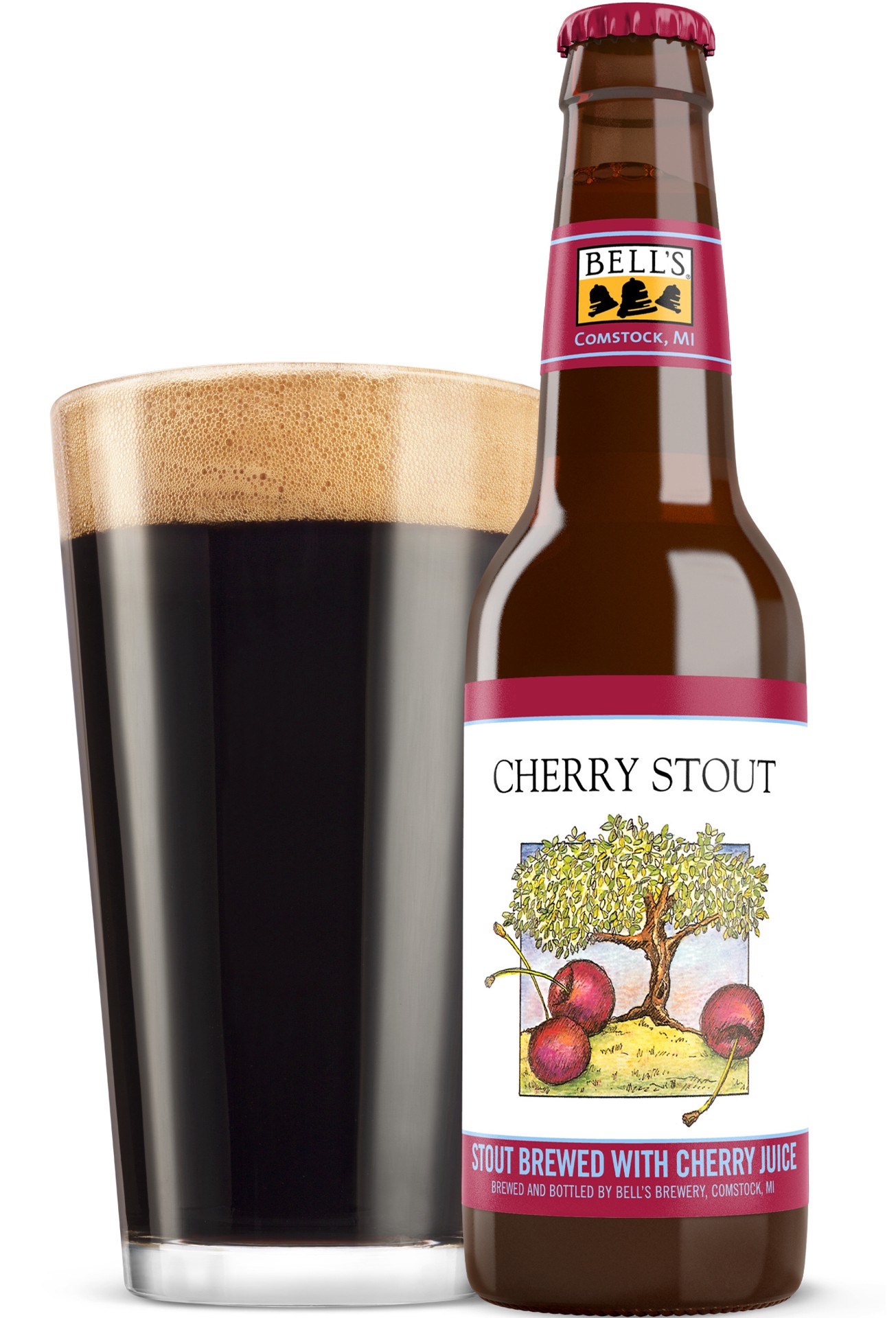 slide 2 of 4, Bell's Bells Cherry Stout Bottle, 6 ct; 12 oz