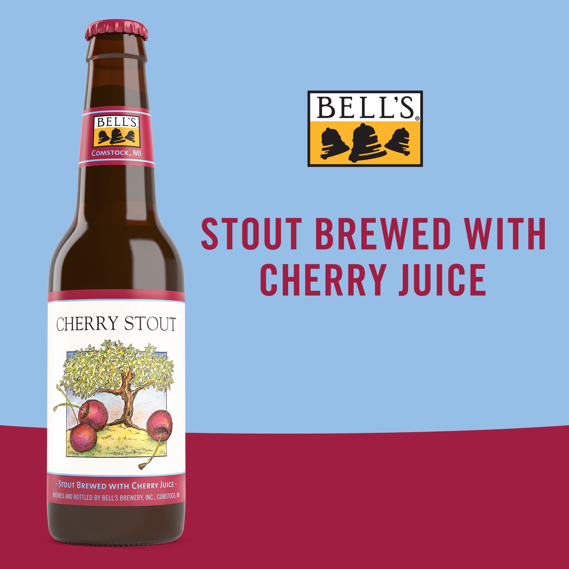 slide 4 of 4, Bell's Bells Cherry Stout Bottle, 6 ct; 12 oz