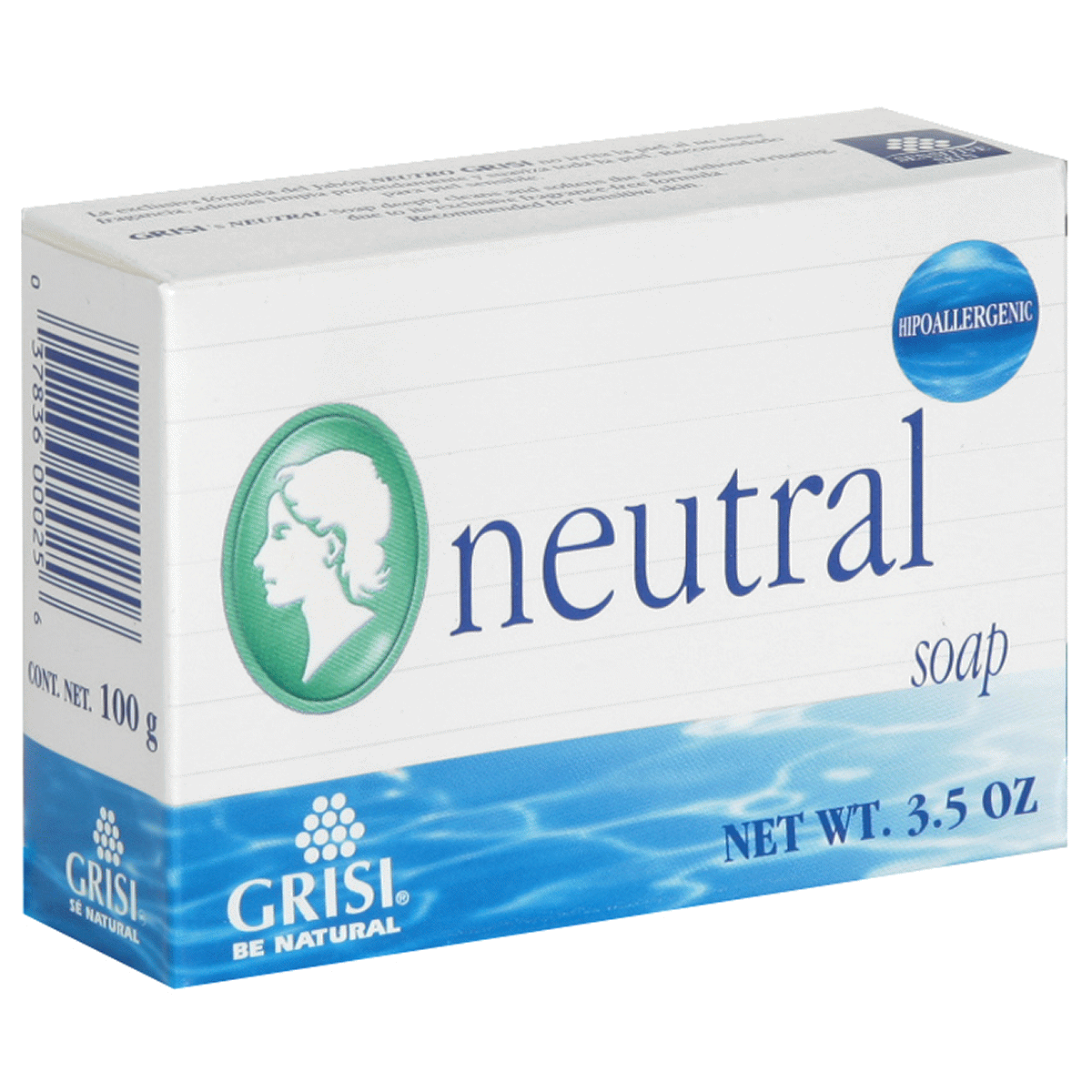 slide 1 of 1, Grisi Neutral Hypoallergenic Soap, 3.5 oz