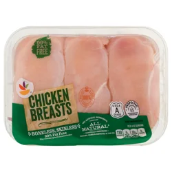 Giant 99% Fat Free Boneless Skinless Chicken Breast - 3 ct Fresh