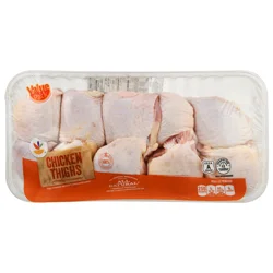 Natural Bone-In Chicken Thighs Value Pack Fresh