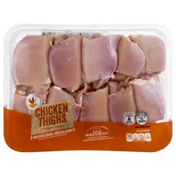 Natural Boneless Skinless Chicken Thighs Value Pack Fresh