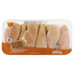 Giant Boneless Skinless Chicken Breasts w/Rib Meat Value Pack Fresh