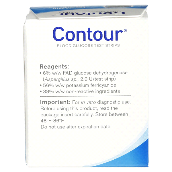 slide 2 of 5, Contour Blood Glucose Test Strips, 25 ct