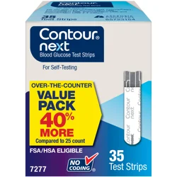 Contour Next Blood Glucose Test Strip Value Pack 35 ea