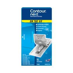 Contour Next Blood Glucose Test Strips - 15 ea