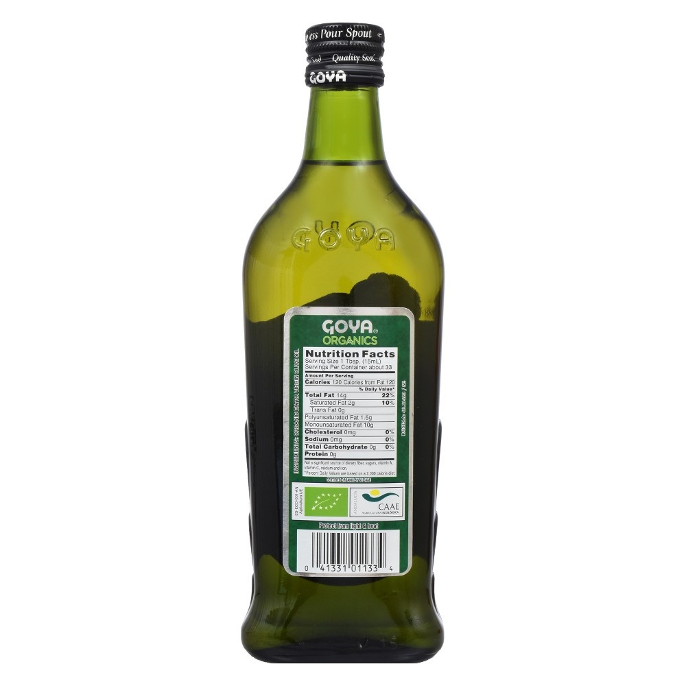 slide 3 of 3, Goya Organic Extra Virgin Olive Oil, 17 fl oz