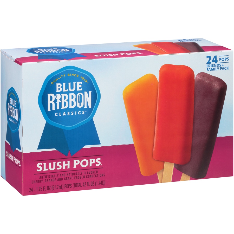 Blue Bunny Blue Ribbon Classics Slush Pops Pops 24 ct Shipt