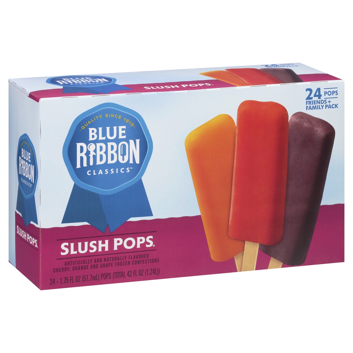 slide 4 of 12, Blue Ribbon Classics Friends + Family Pack Slush Pops 24 - 1.75 fl oz Packs, 24 ct