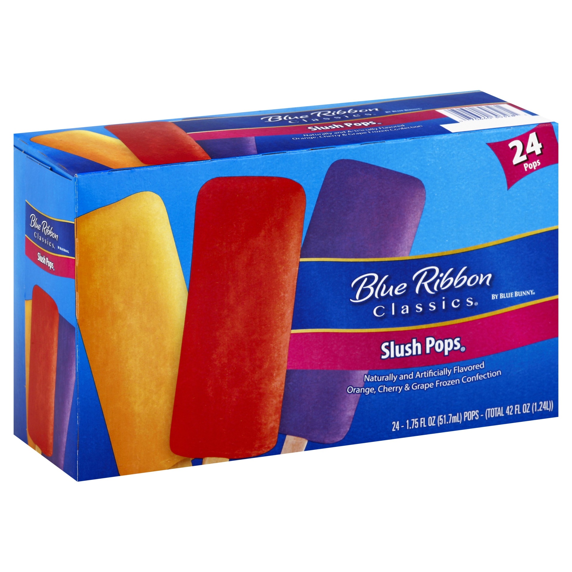 Blue Bunny Blue Ribbon Classics Slush Pops Pops 24 ct Shipt