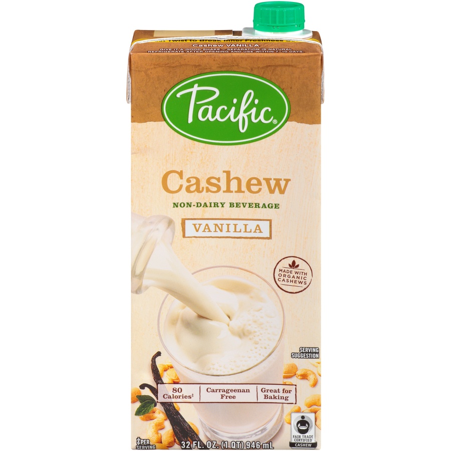 slide 1 of 1, Pacific Natural Foods Vanilla Cashew Milk, 32 oz