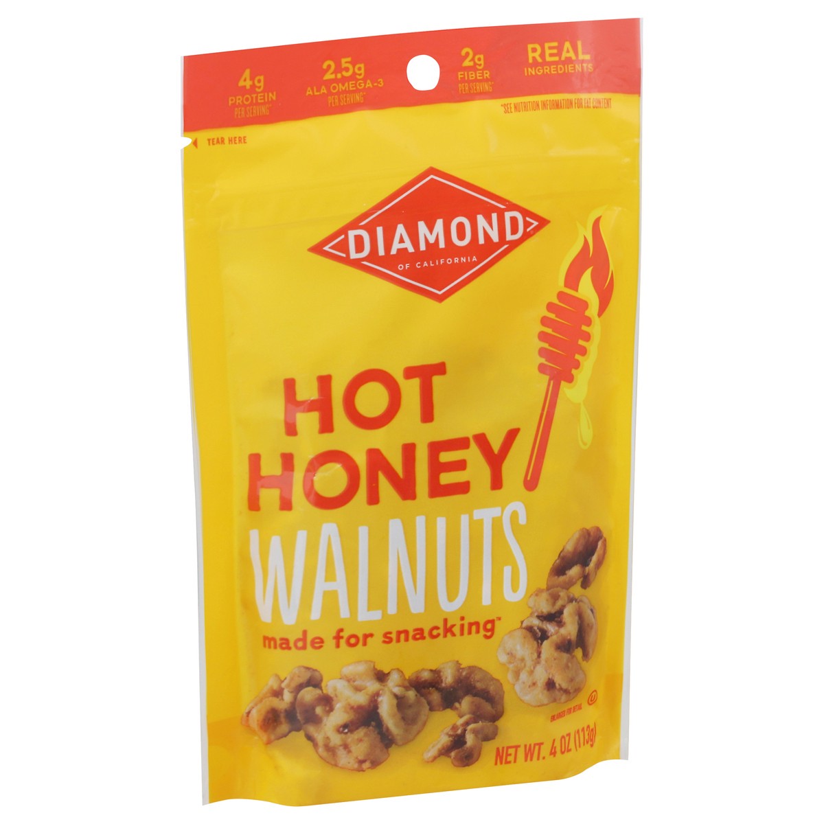 slide 9 of 9, Diamond of California Hot Honey Walnuts 4 oz, 4 oz