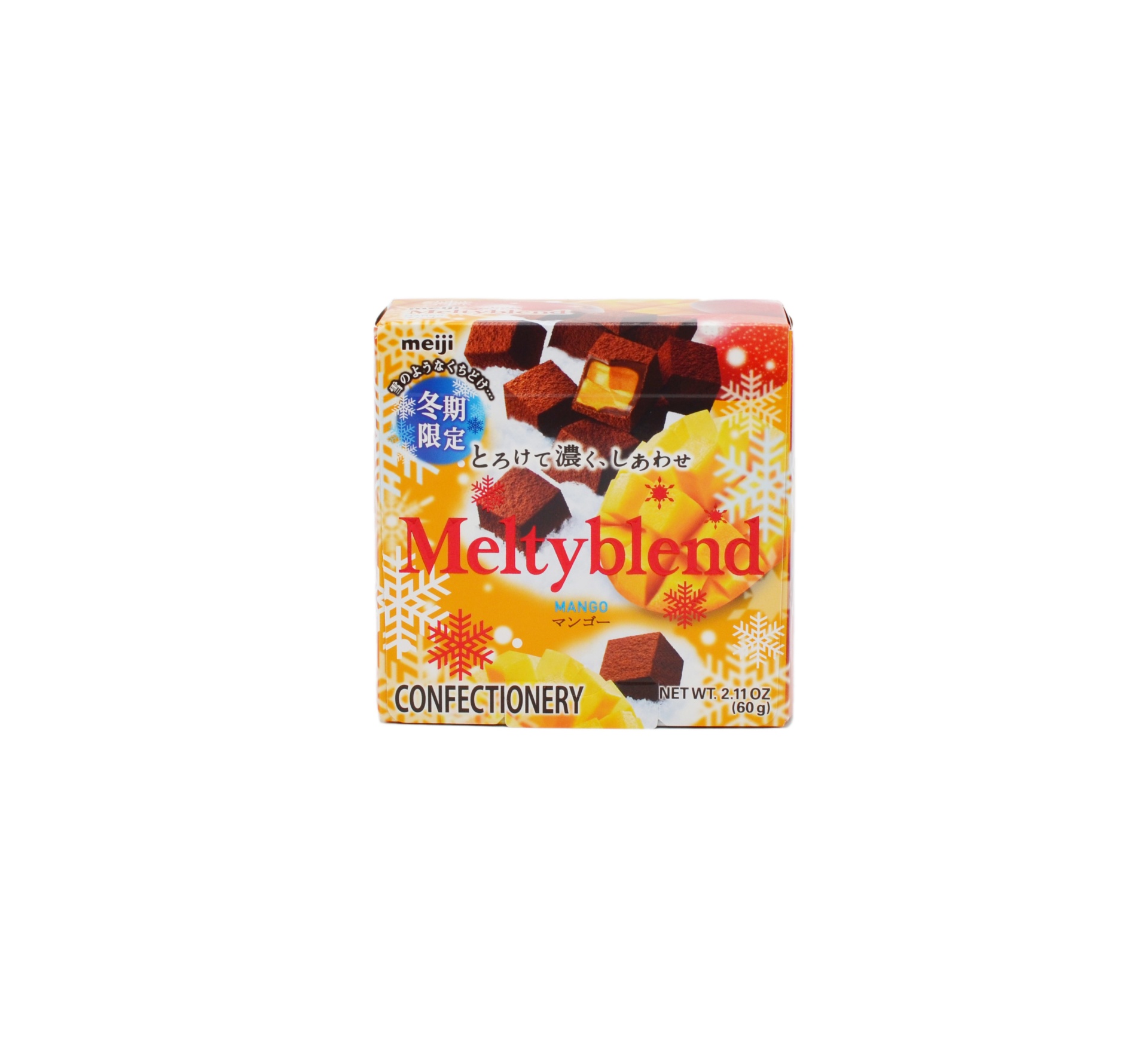 slide 1 of 1, Meiji Melty Blend Mango Chocolate, 1 ct