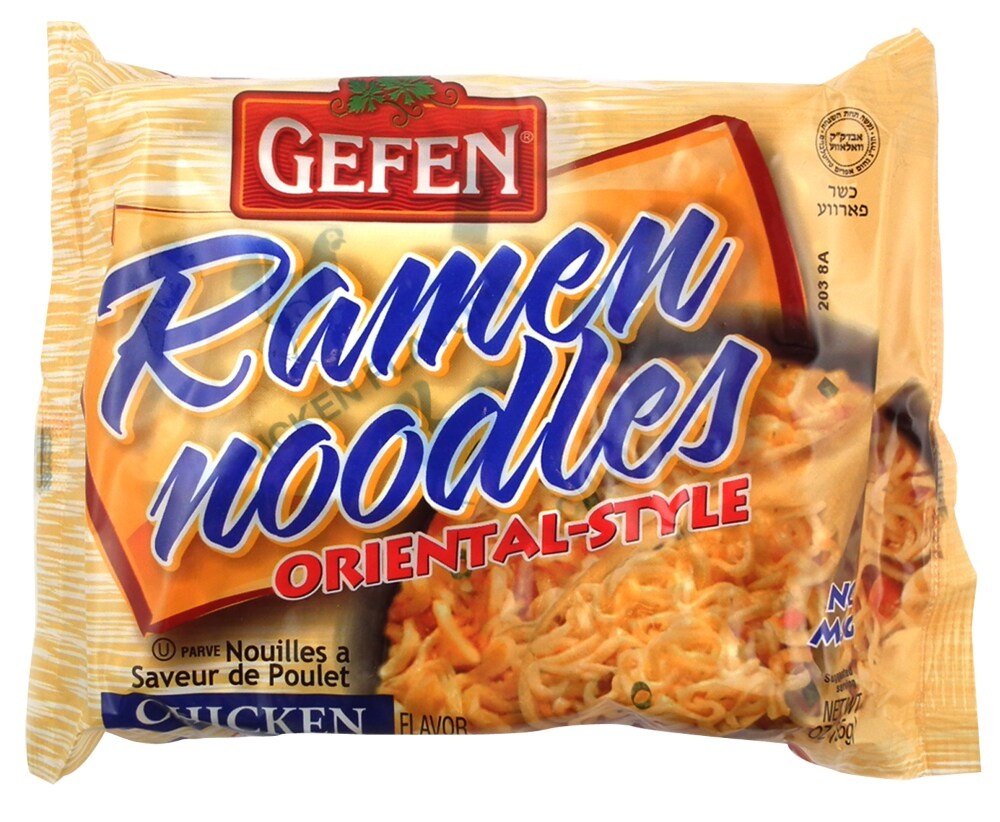 slide 1 of 1, Gefen Chicken Flavored Oriental-Style Ramen Noodles, 3 oz