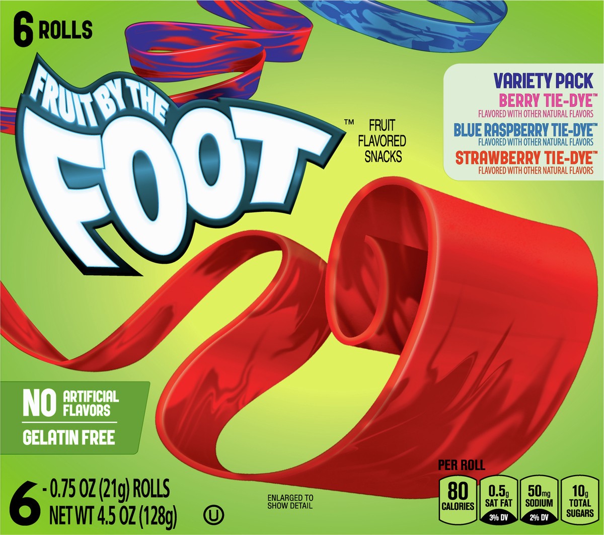 slide 3 of 9, Fruit by the Foot Fruit Flavored Snacks, Variety Pack, 4.5 oz, 6 ct, 6 ct