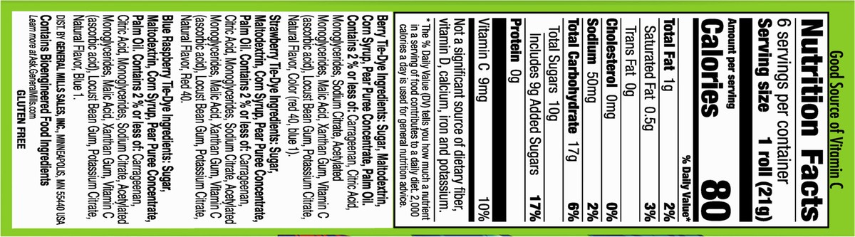 slide 5 of 9, Fruit by the Foot Fruit Flavored Snacks, Variety Pack, 4.5 oz, 6 ct, 6 ct