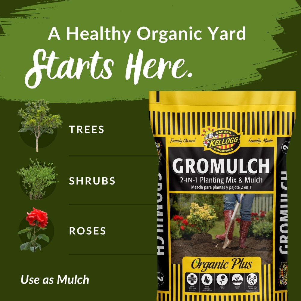 slide 6 of 6, Kellogg 2 Cubic feet Tree and shrub Organic Garden soil, 1 ct