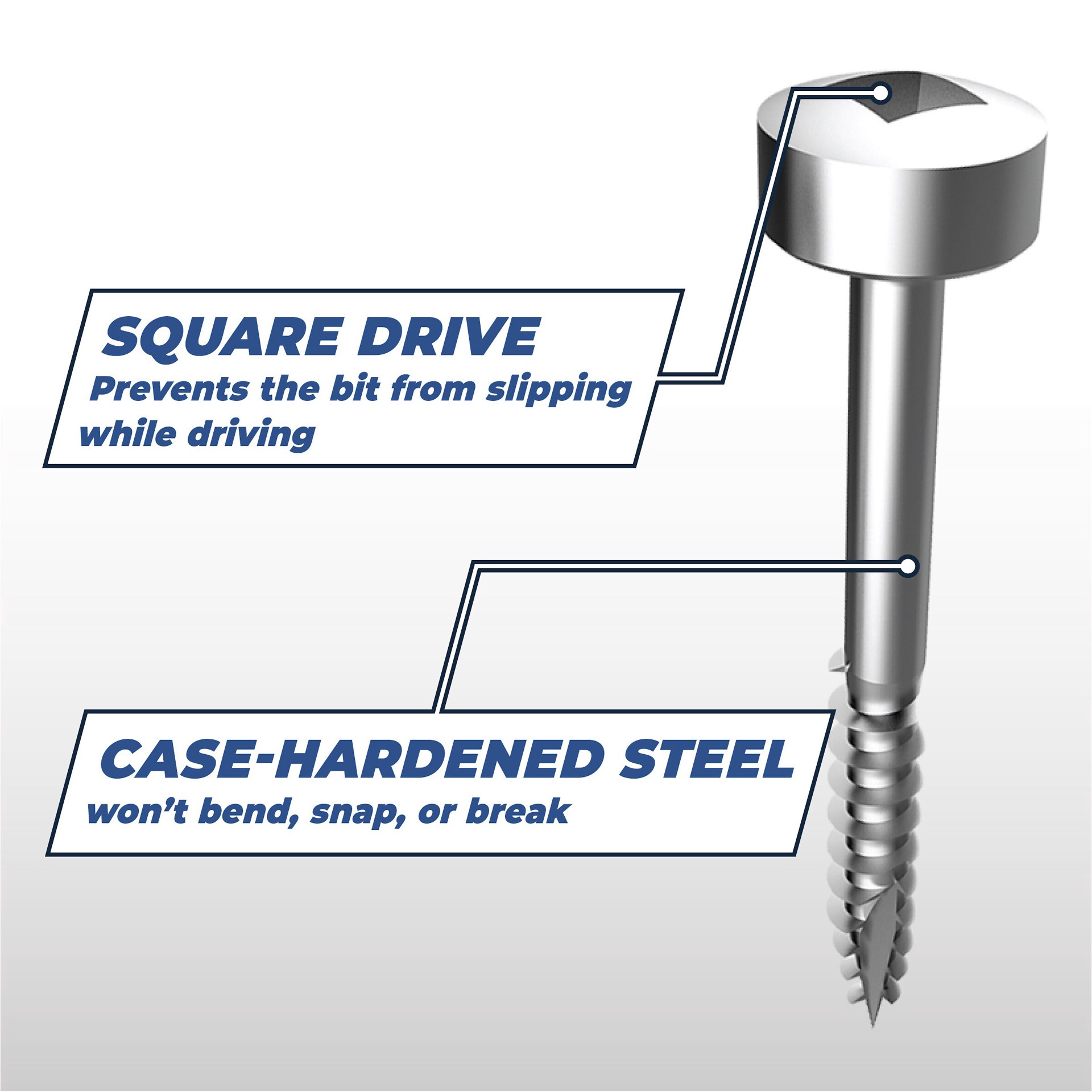 slide 5 of 6, Kreg #7 x 1-in Zinc-plated Interior Pocket hole screws ( 100 -Per Box ), 1 ct