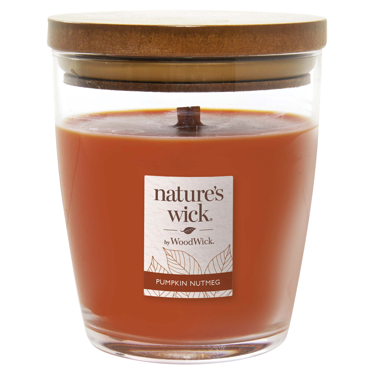 slide 1 of 1, Woodwick Nature's Wick Pumpkin Nutmeg Jar Candle, 10 oz