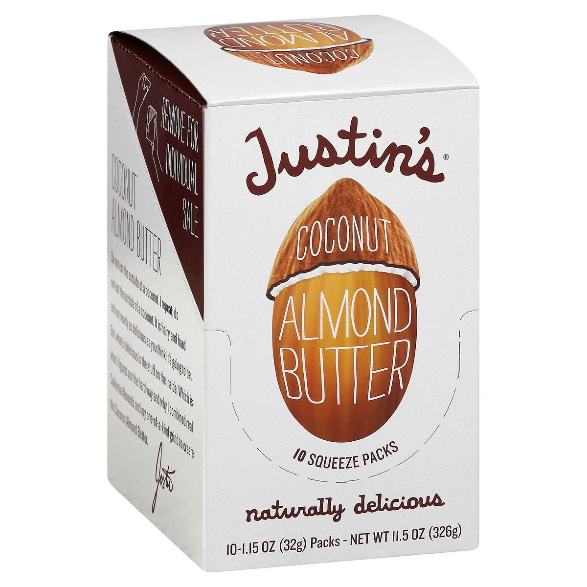 slide 4 of 13, Justin's Almond Butter 10 ea, 10 ct