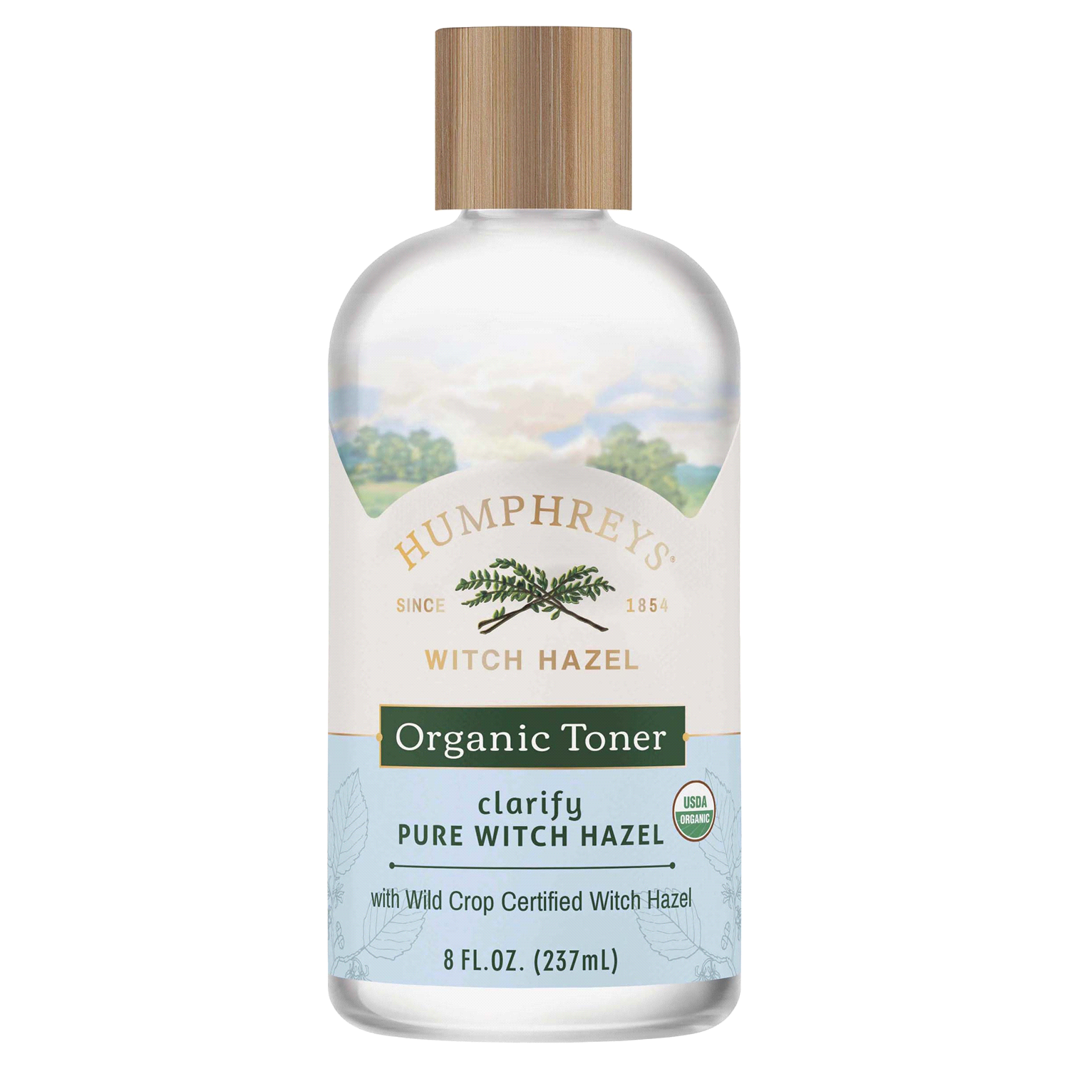 slide 1 of 2, Humphrey's Clarify Pure Witch Hazel Organic Toner 8 oz, 8 oz