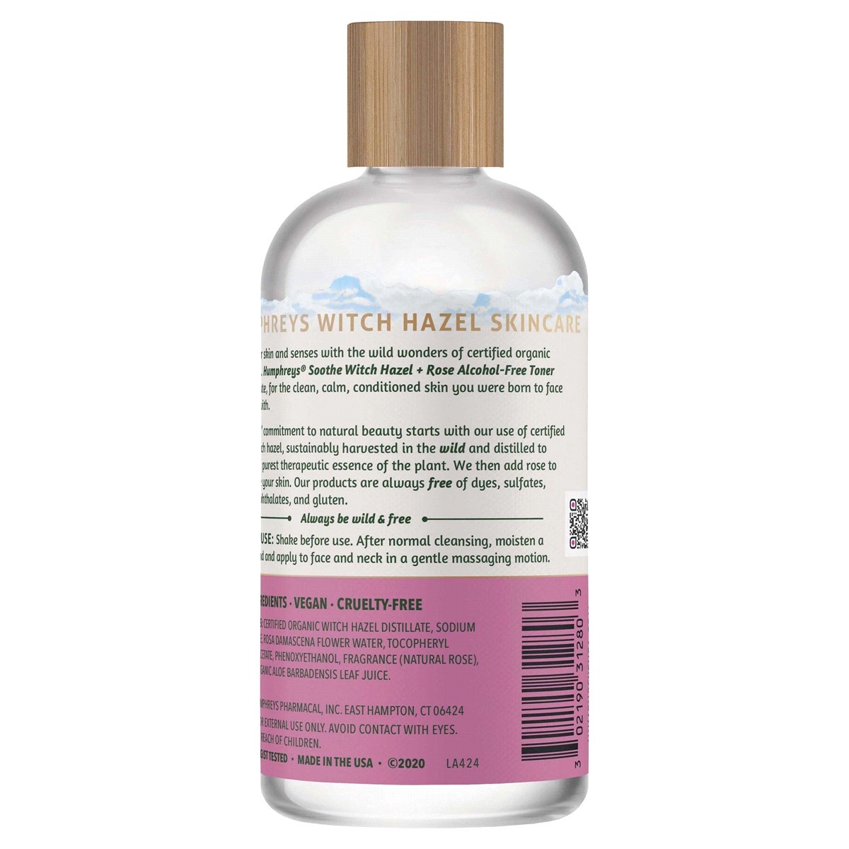 slide 2 of 2, Humphrey's Soothe Alcohol-Free Toner with Rose 8 oz, 8 oz