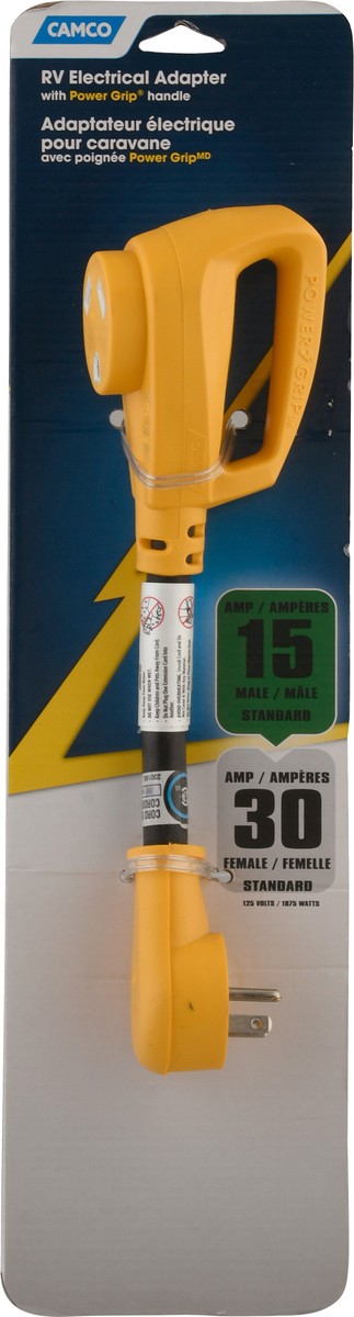 slide 6 of 9, Camco RV Electrical Adapter with Power Grip Handle 1 ea, 1 ct