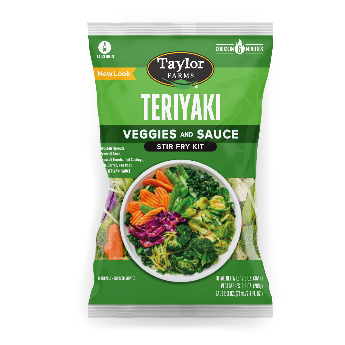 slide 1 of 17, Taylor Farms Teriyaki Stir Fry Kit, 12.5 oz, 12.5 oz