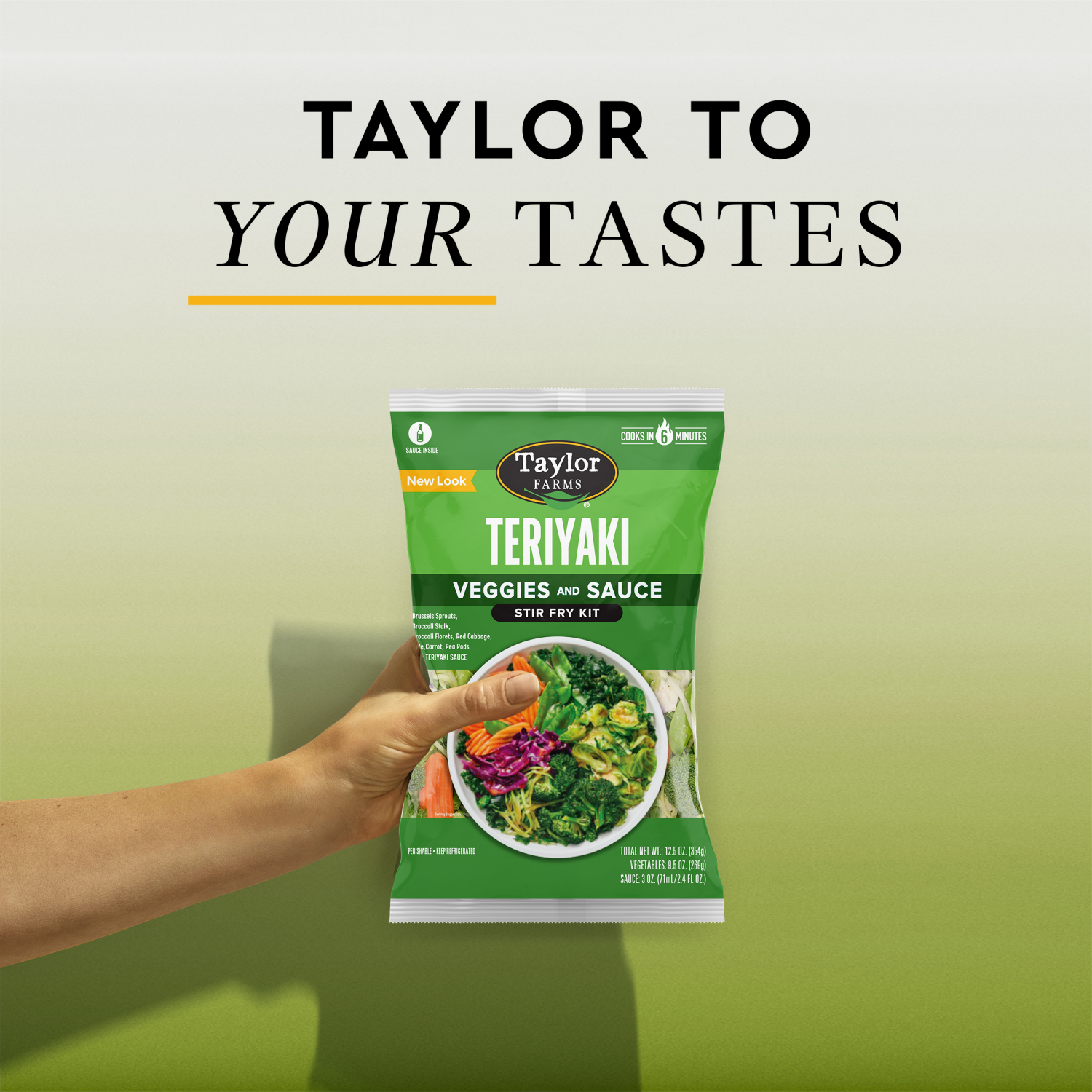 slide 4 of 4, Taylor Farms Teriyaki Stir Fry Kit, 12.5 oz
