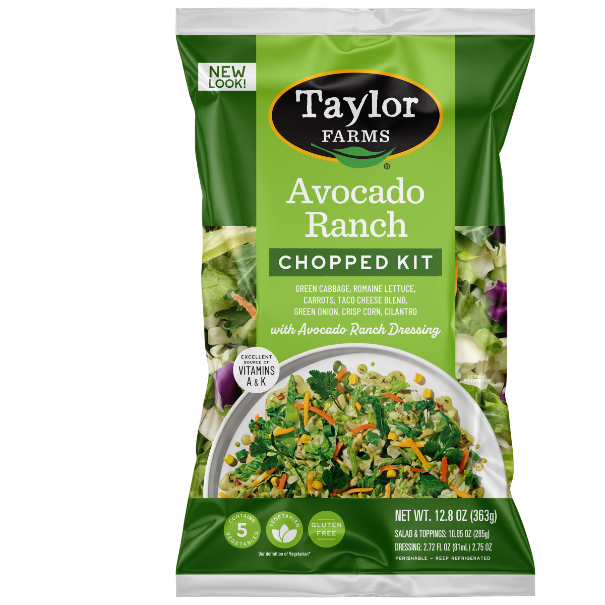 slide 1 of 29, Taylor Farms Avocado Chopped Salad Kit, 12.8 oz, 12.8 oz