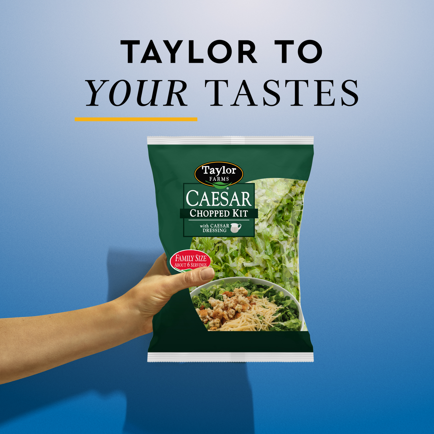 slide 5 of 5, Taylor Farms Caesar Chopped Kit Value Size 20.25 oz, 20.25 oz