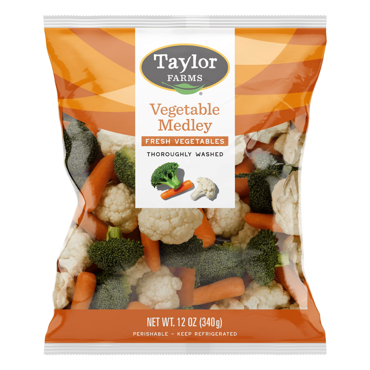 slide 1 of 17, Taylor Farms Vegetable Medley, 12 oz, 12 oz