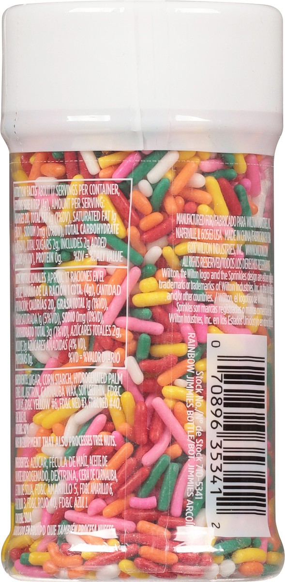 slide 2 of 9, Wilton RAINBOW JIMMIES BOTTLE, 2.5 oz