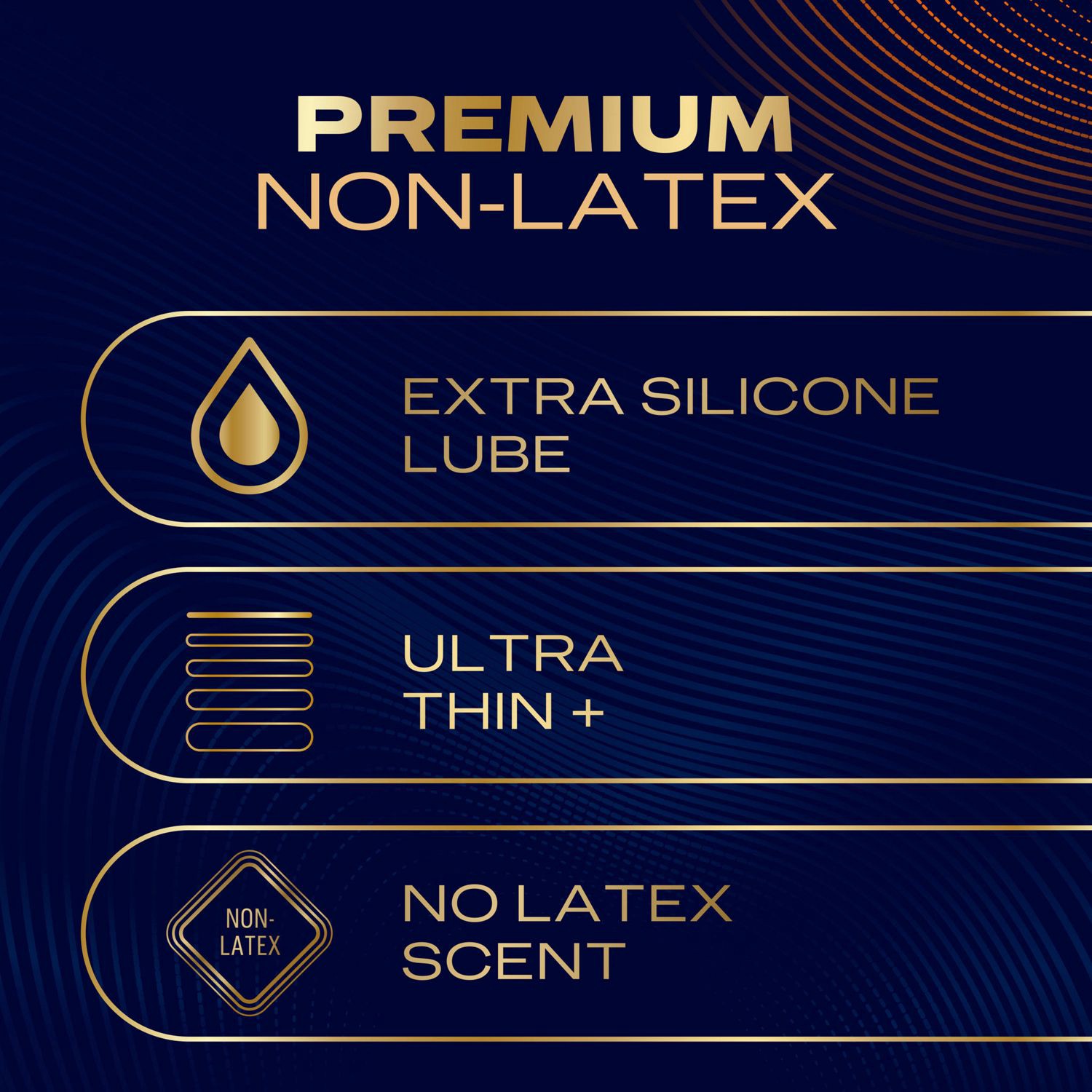 slide 6 of 10, Durex Intense Nitrile Condoms, Ultra Thin Non Latex Condoms Lubricated with Silicone Lube, 10 ct