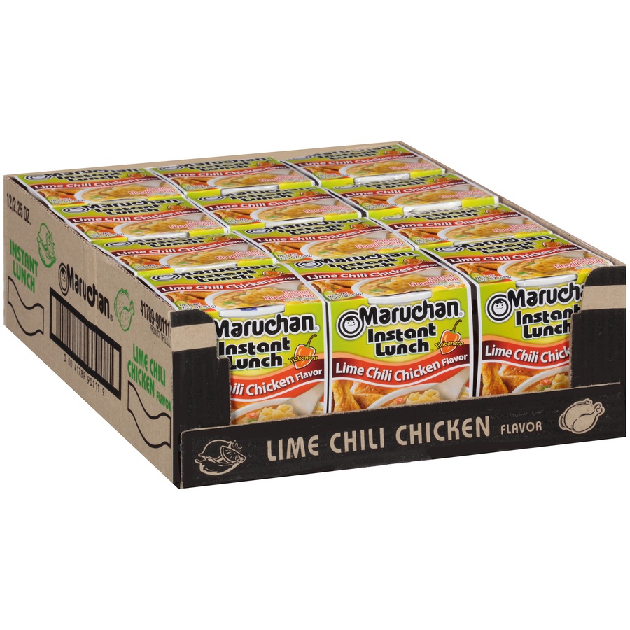 slide 7 of 8, Maruchan Chili Chicken Flavor Instant Lunch, 12 ct; 2.25 oz