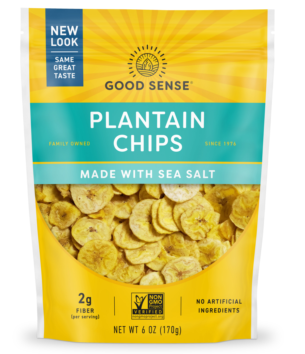 slide 1 of 1, Good Sense Plantain Chips with Sea Salt, 6 oz, 6 oz