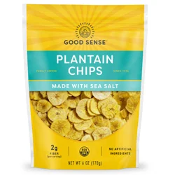 Good Sense with Sea Salt Plantain Chips 5 oz