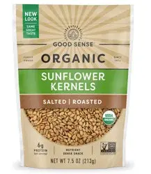 GOOD SENSE Organic Roasted and Salted Sunflower Nuts