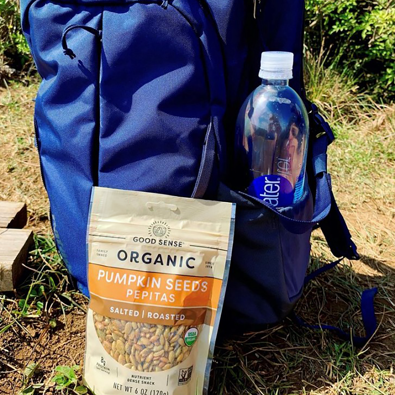 slide 3 of 3, Good Sense Organic Salted Roasted Pumpkin Seeds Pepitas 6 oz, 6 oz