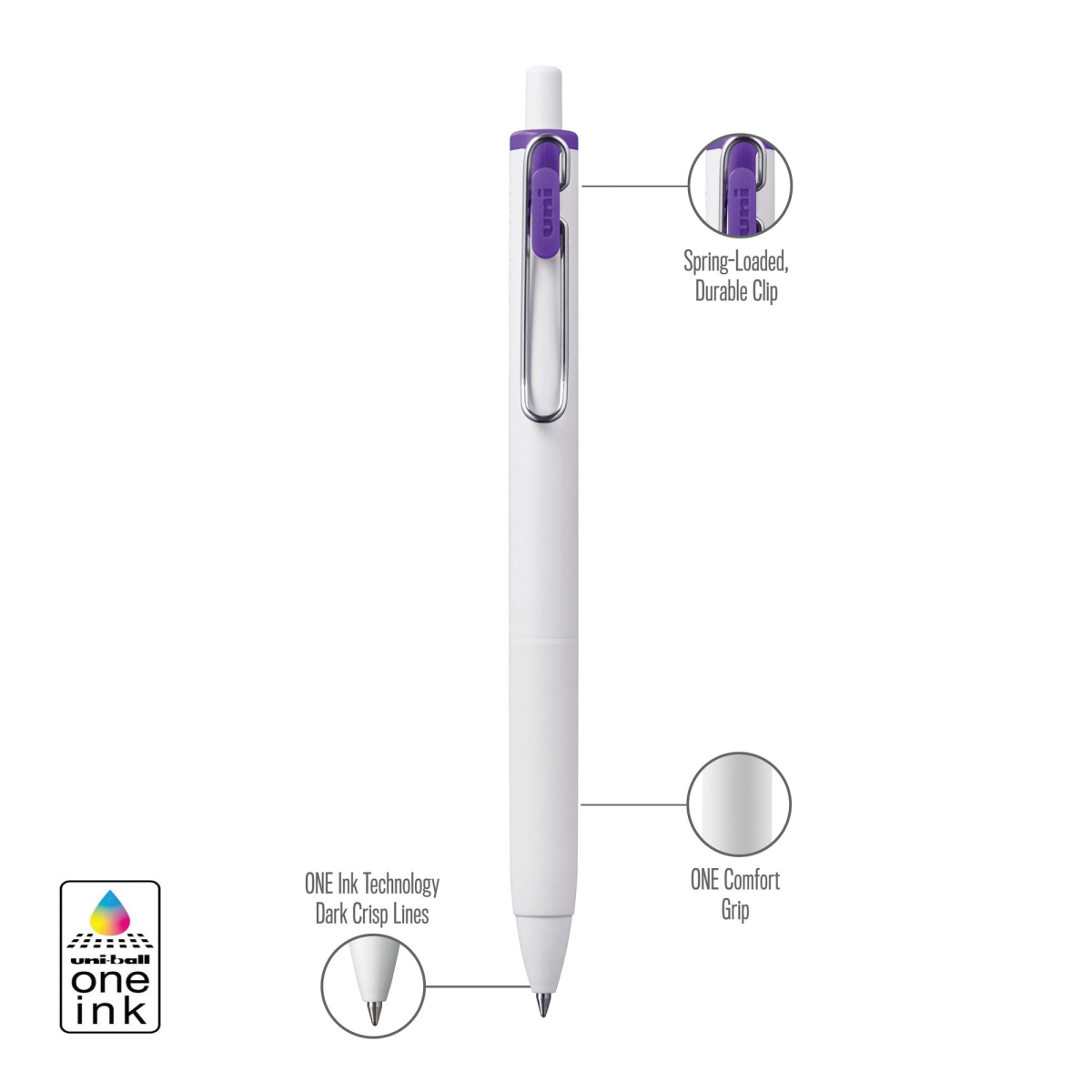 slide 4 of 6, uni-ball 207 Fashion Retractable Gel Pens, Medium Point (0.7mm), Assorted, 8 ct